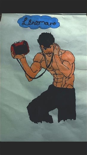 Drawing Lineman from lookism ✨ #art#lookism#manhwa#trending#anime