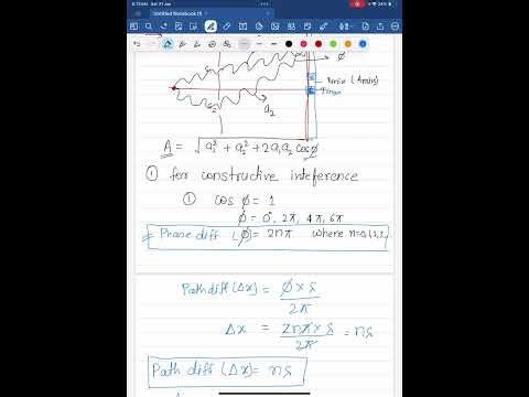 In young’s double slit experiment, derive the condition for constructive interference