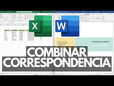 Cómo COMBINAR CORRESPONDENCIA | Combinar Excel y Word | 😄😄😄