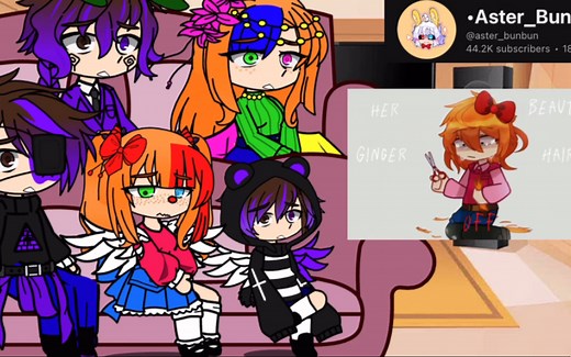 Stereotypical Aftons react to the originals | MY AU | Elizabeth Afton Part one