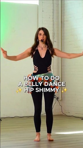 how to do a #bellydance hip shimmy ✨️💃