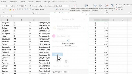 Partager votre classeur Excel avec d’autres personnes