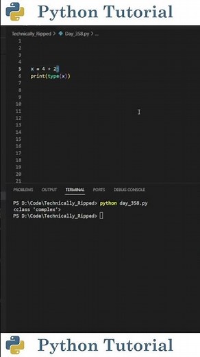 Complex Numbers In Python | Python Tutorial