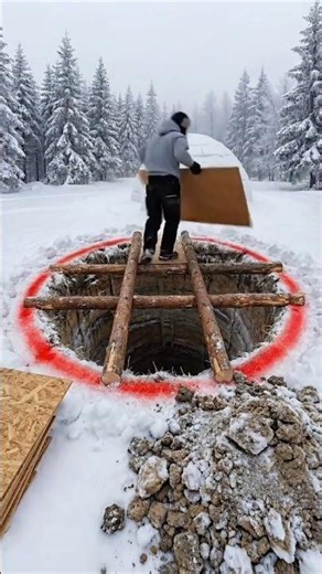 I Built the Ultimate SECRET Snow Bunker