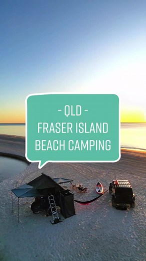 📍Bowarrady Creek Beach Campground #campinggoals #campingaustralia #campinggear #rooftoptentcamping #beachcamping #campingsetup #offgridcamping #hiddengems #fraserisland
