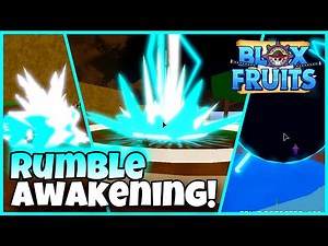 ⚡️Rumble AWAKENING showcase +FRAGMENTS requirement in Blox fruits UPDATE 14! |Bloxtrem!⚡️
