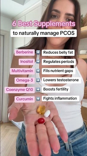 6 of the BEST supplements to help you manage PMOS symptoms 💖