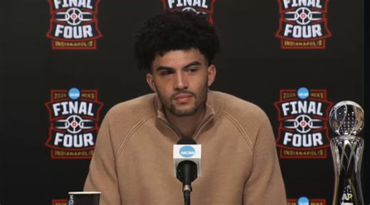“It’s definitely unpleasant, especially knowing we should be here.”Duke star Cameron Boozer says there were mixed emotions when he arrived at the Final Four to collect his National Player of the Year award.( 🎥: @MarchMadnessMBB)