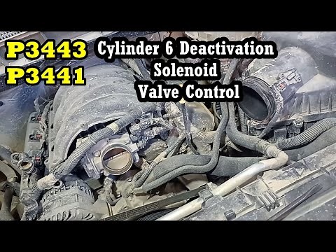 P3441,P3443,P2635,P25A2,P0171 CYLINDER 6 DEACTIVATION SOLENOID VALVE/ CHEVY SILVERADO
