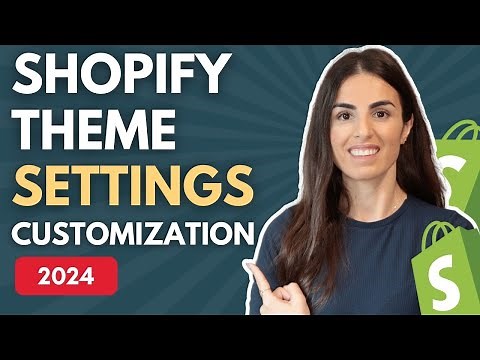 Shopify Theme Settings Customization 2024: Symmetry Theme Shopify