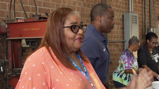 3.6K views · 72 reactions | #GCSCelebrates | September's Employee of the Month, Valerie Graves, was surprised with the news of her nomination at the transportation department's end of summer cookout. See her reaction in this feature from GCSTV! | Guilford County Schools | Facebook