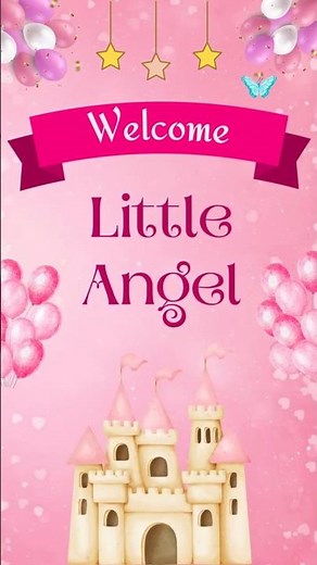 Baby Announcement Video Template | Newborn Welcome Video | Baby Name Reveal