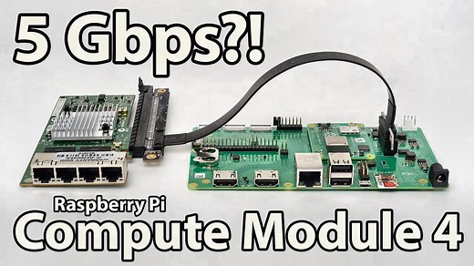 [搬] Jeff Geerling [树莓派] 5 Gbps Pi4计算模块