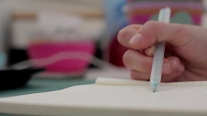 Drawing on a notebook - Free Stock Video Footage | Coverr