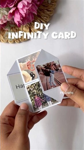 Pop up infinity card for bestie 😍||