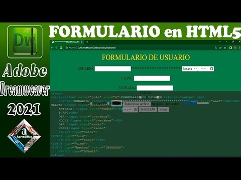 🈯🈯 FORMULARIO | HTML 5 | VSTUDIO CODE | CAP#09 ✅✅
