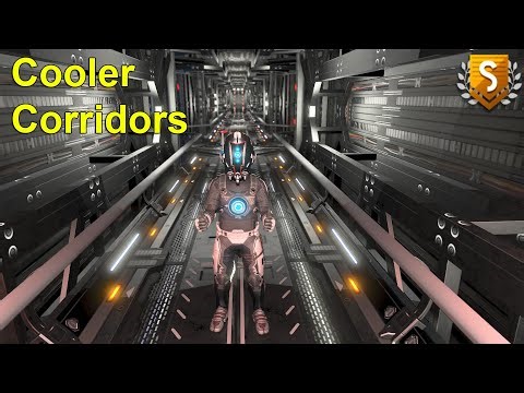 How to build industrial style corridors on your freighter in No Man's Sky