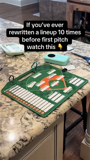 Organized Lineup Solution for Baseball Moms