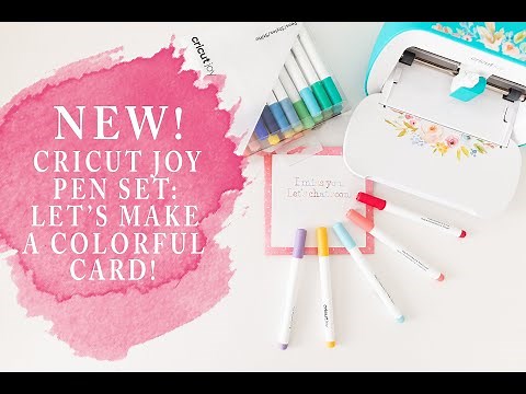 New Cricut Joy Pen Set! How To Use Cricut Joy Pens!