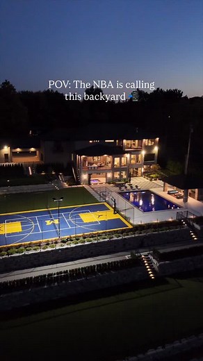 7K views · 3.5K reactions | Not your average backyard  Pool’s lit,...
