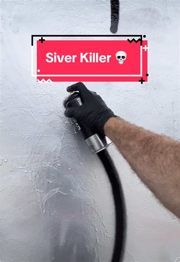 Preventing Silver Reactions in Spray Paint Outlines