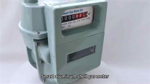 Weatherproof  G1.6  Mechanical Diaphragm Gas Meter Aluminum Type  Long Service Life for Home Use