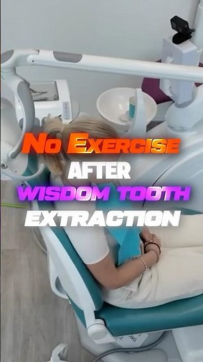 Why You Should Never Exercise After A Wisdom Tooth Extraction #dentist #wisdomtoothextraction