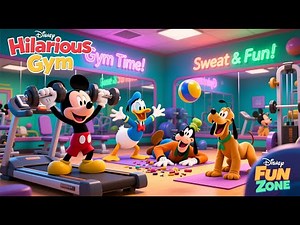 🎯 “Mickey Mouse’s Laugh-Out-Loud Gym Day!”