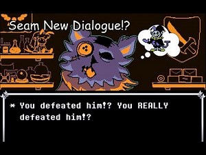 Seam Dialogue AFTER Jevil!! DeltaRune Secrets