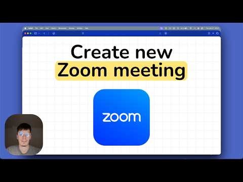 How to Create New Zoom Meeting - Full Guide