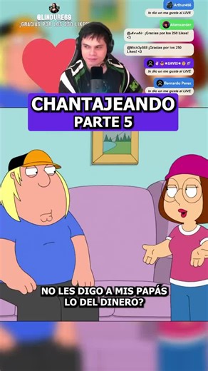 Meg chantajea a Chris en Padre de Familia