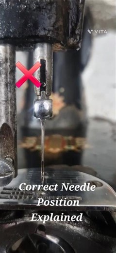 How to Set Sewing Machine Needle the Right Way #sewingmachinetips #SilaiMachinerepair #tailoring