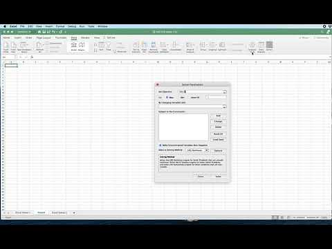 Excel Solver Install Mac