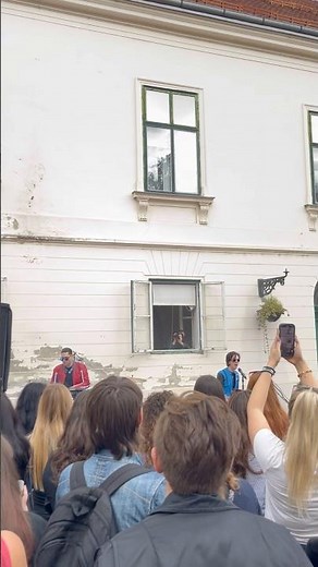 🥁🎸Live Music Celebration in Zagreb | Croatia Vibes #travelshorts #musicevent #zagreb #croatia