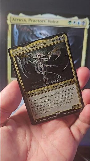 Atraxa Lokks Better On Metal and hand colored... #mtg #mtgcommander #mtgcommunity