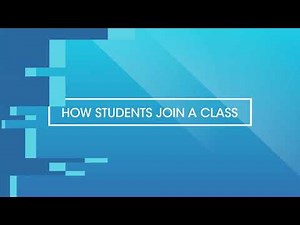 How students join a class