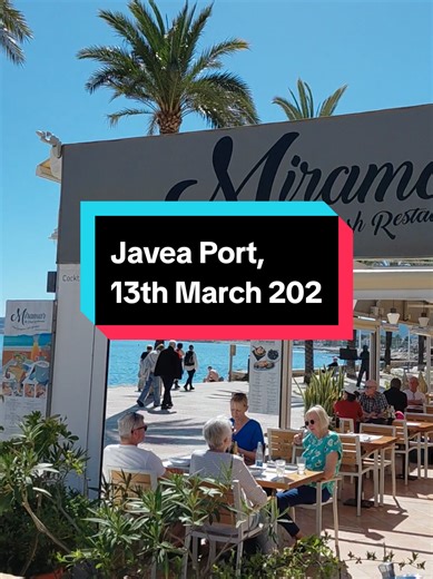 Lunch with a Friend at Javea Port