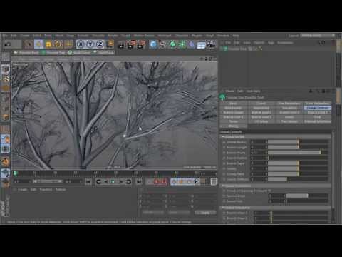 Forester for Cinema 4D Creating a Tree From Scratch 2/3