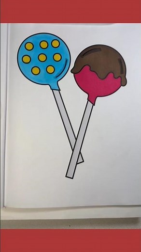 cute lollipop candy colouring 🍭#coloring #cartoon #kidstvforfun #cuteanimal #candy