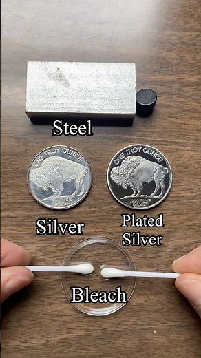 Bleach Test - Tarnishes Silver ⚠️