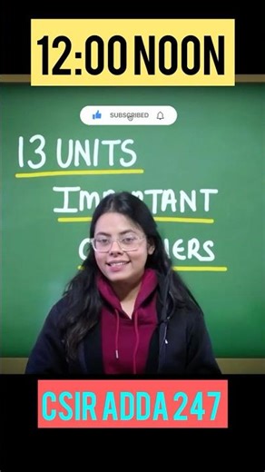 Life sciences | 13 units l one liners #csirnetadda247 #csirnetlifesciences #csirnetdec2025