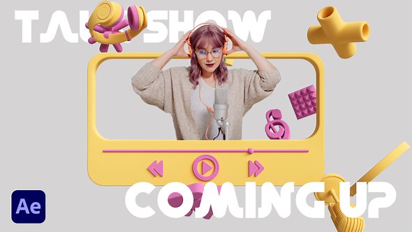 3D Podcast Studio Intro