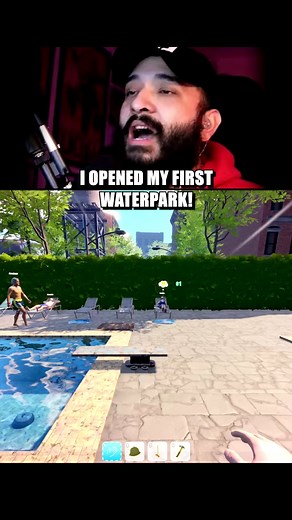 My first waterpark is open! YouTube/Twitch: loafyloud #WaterparkSimulator #Simulator #Gaming | Loud Flavor