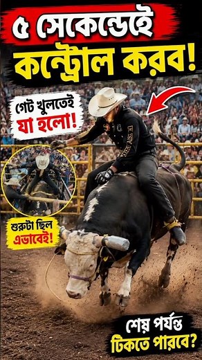 The Angry Bull Almost Threw Him Off!