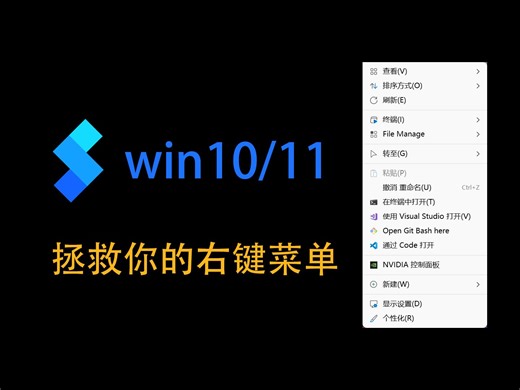 nilesoft shell 拯救你的win11右键菜单