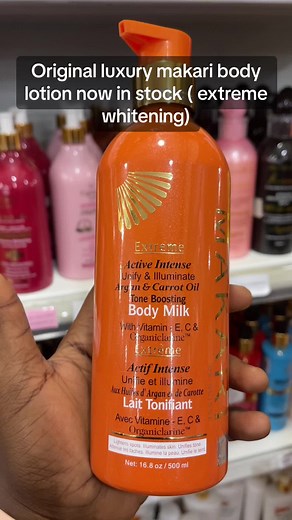 Luxury Makari Body Lotion - Extreme Whitening | Available Steel Bottle