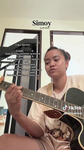 Simoy Guitar Cover by Rob Deniel: Chords & Tutorial