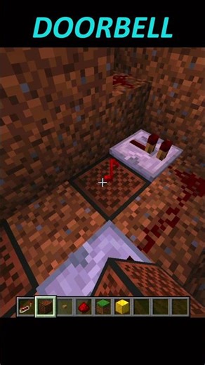 “I Built a REAL Door Bell in Minecraft! 🤯🚪 #minecraftshorts