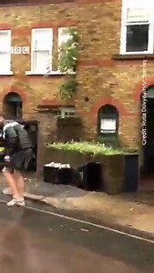 Parts of London are having to clean up after the flash flooding. Read more here: https://bbc.in/3eeUoim | BBC London
