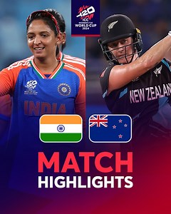 Sophie Devine’s unbeaten 5️⃣7️⃣, Rosemary Mair’s magical 4️⃣-fer and a complete New Zealand show to take down India 🙌 Match Highlights 🎥 #INDvNZ #T20WorldCup #WhateverItTakes | ICC - International Cricket Council